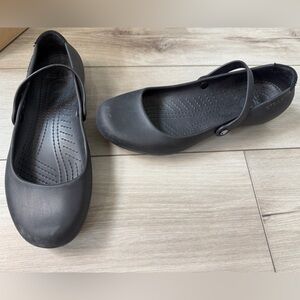 CROCS Black Women's Alice Work shoe Flats | Women’s 12